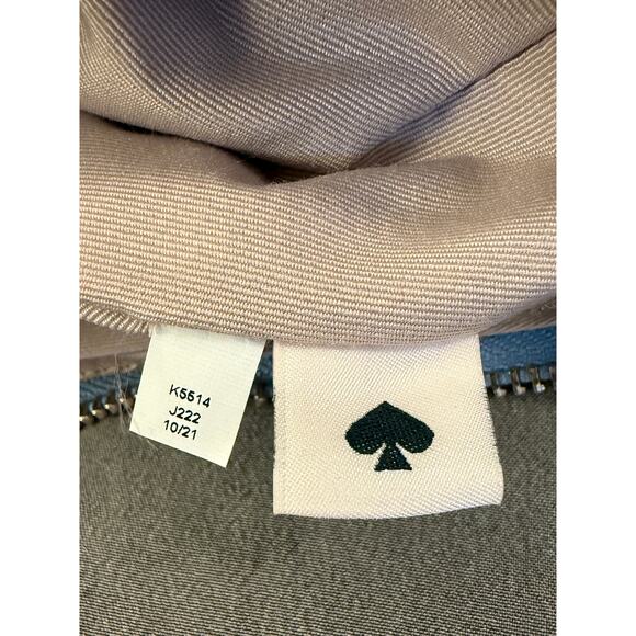 Kate Spade Smile Bag Light Blue Leather Crossbody & Chain Strap Shoulder Purse - Picture 6 of 13